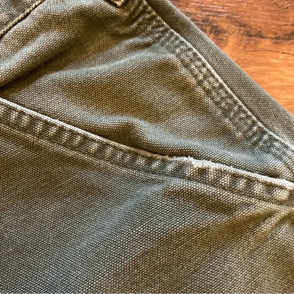 Carhartt Pants Cargo Jeans Denim Work Wear 34x29 Mens Carpenter Hunting - Picture 2 of 11